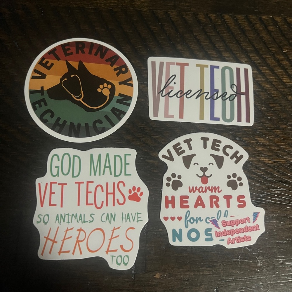 Vet Tech Sticker Pack
